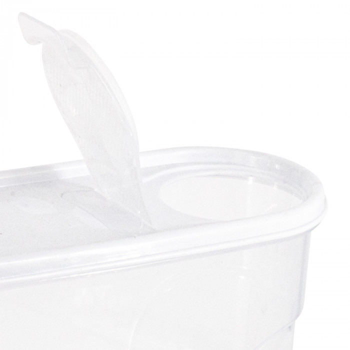 BOTE CON TAPA DISPENSADORA 4000ML (25,5x10,5x26,5cm) 7HOUSE RT.1