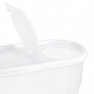 BOTE CON TAPA DISPENSADORA 4000ML (25,5x10,5x26,5cm) 7HOUSE RT.1