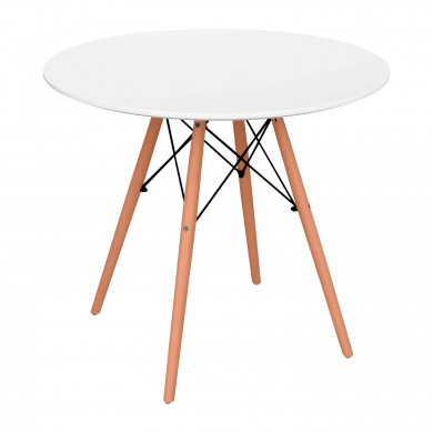 MESA REDONDA DE COMEDOR 74XDN80CM BLANCA 7H SEVEN HOUSE