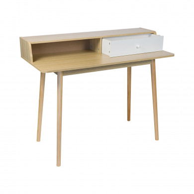 ESCRITORIO VINTAGE CON 1 CAJÓN Y 1 ORGANIZADOR 90X110X50CM THINIA HOME ESCRITORIO VINTAGE CON 1 CAJÓN Y 1 ORGANIZADOR 90X110X50CM THINIA HOME