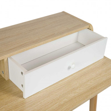 ESCRITORIO VINTAGE CON 1 CAJÓN Y 1 ORGANIZADOR 90X110X50CM THINIA HOME ESCRITORIO VINTAGE CON 1 CAJÓN Y 1 ORGANIZADOR 90X110X50CM THINIA HOME
