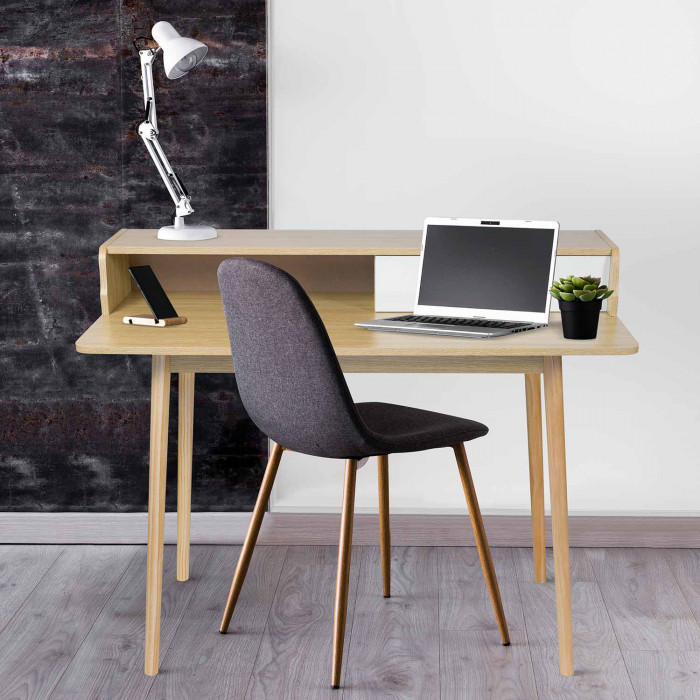 ESCRITORIO VINTAGE CON 1 CAJÓN Y 1 ORGANIZADOR 90X110X50CM THINIA HOME