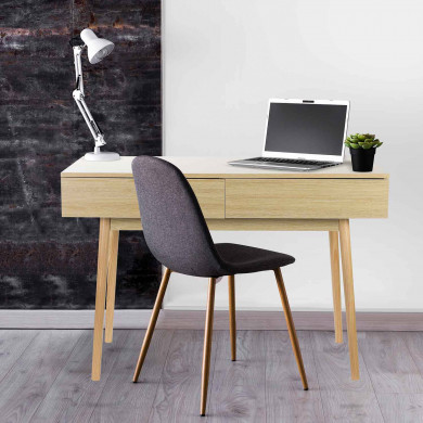 ESCRITORIO MINIMALIST CON 2 CAJONES 75X110X50CM THINIA HOME