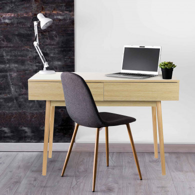 ESCRITORIO MINIMALIST CON 2 CAJONES 75X110X50CM THINIA HOME