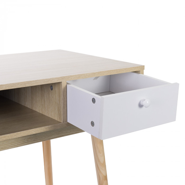 ESCRITORIO 2 CAJONES Y 1 ORGANIZADOR 80X110X50CM THINIA HOME