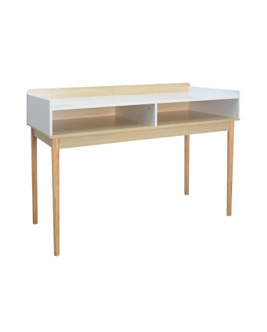 MESA CONSOLA BLANCA 2 ORGANIZADORES 83.5X110X50CM THINIA HOME