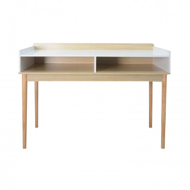 MESA CONSOLA BLANCA 2 ORGANIZADORES 83.5X110X50CM THINIA HOME