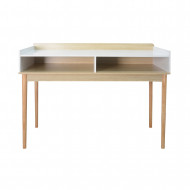 MESA CONSOLA BLANCA 2 ORGANIZADORES 83.5X110X50CM THINIA HOME