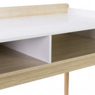 MESA CONSOLA BLANCA 2 ORGANIZADORES 83.5X110X50CM THINIA HOME