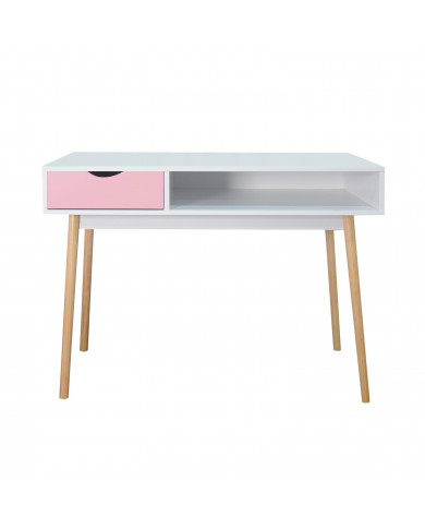 MESA CONSOLA CON CAJÓN Y ORGANIZADOR 80X100X50CM THINIA HOME