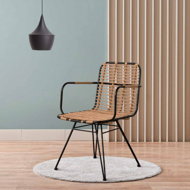SILLA RATTAN LAHAINA 55X60X82CM THINIA HOME SILLA RATTAN LAHAINA 55X60X82CM THINIA HOME