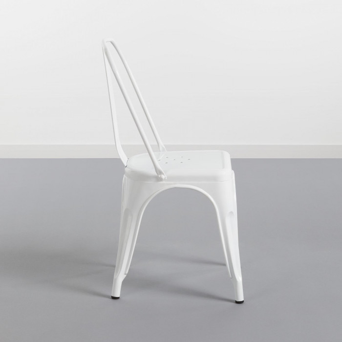 SILLA METÁLICA STRONG BLANCO 54X45X85CM THINIA HOME