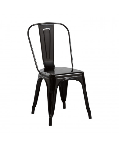 SILLA METÁLICA STRONG NEGRO 54X45X85CM THINIA HOME