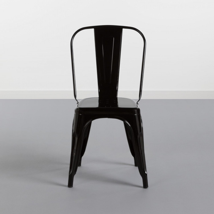 SILLA METÁLICA STRONG NEGRO 54X45X85CM THINIA HOME