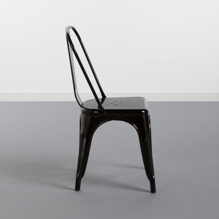 SILLA METÁLICA STRONG NEGRO 54X45X85CM THINIA HOME