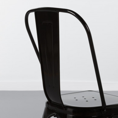 SILLA METÁLICA STRONG NEGRO 54X45X85CM THINIA HOME