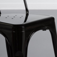 SILLA METÁLICA STRONG NEGRO 54X45X85CM THINIA HOME