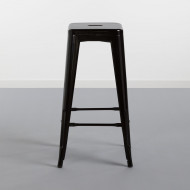 TABURETE METÁLICO STRONG NEGRO 43X43X77CM THINIA HOME