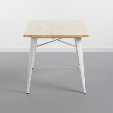 MESA METÁLICA/MADERA STRONG BLANCO 120X80CM THINIA HOME MESA METÁLICA/MADERA STRONG BLANCO 120X80CM THINIA HOME