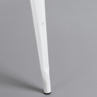 MESA METÁLICA/MADERA STRONG BLANCO 80X80CM THINIA HOME