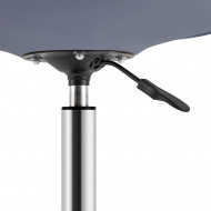 SILLA ESCRITORIO CON RUEDAS GRIS 97X47X58CM THINIA HOME