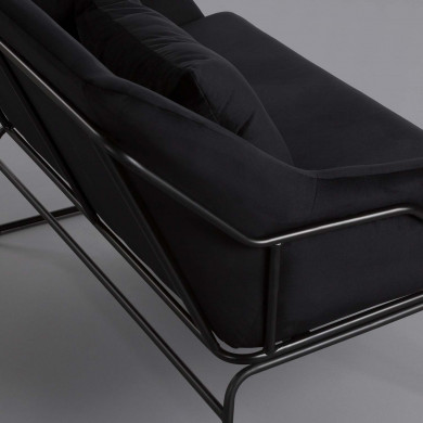 SILLON VELVET NEGRO 68X79,5X78,5CM THINIA HOME SILLON VELVET NEGRO 68X79,5X78,5CM THINIA HOME