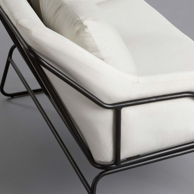 SOFA VELVET CREMA 124X77X79,5CM THINIA HOME SOFA VELVET CREMA 124X77X79,5CM THINIA HOME