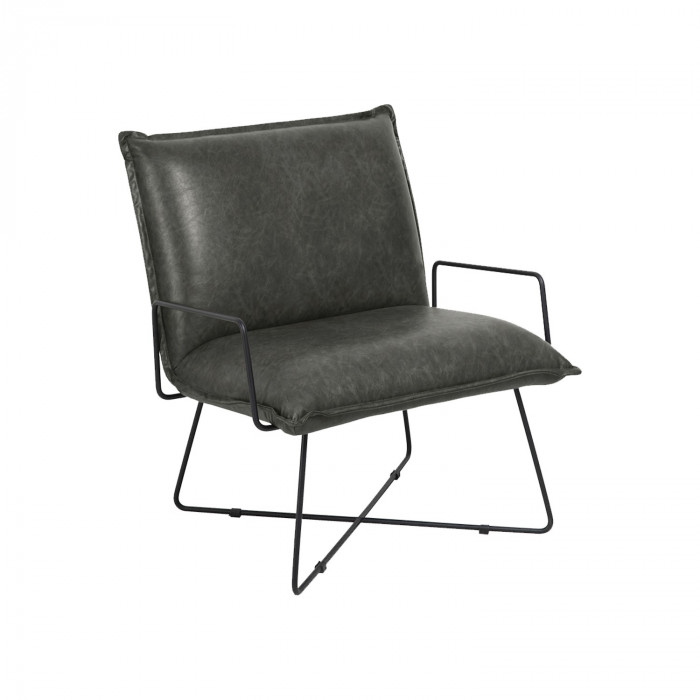 SILLON SENIOR NEGRO/NEGRO 73X74X84CM THINIA HOME