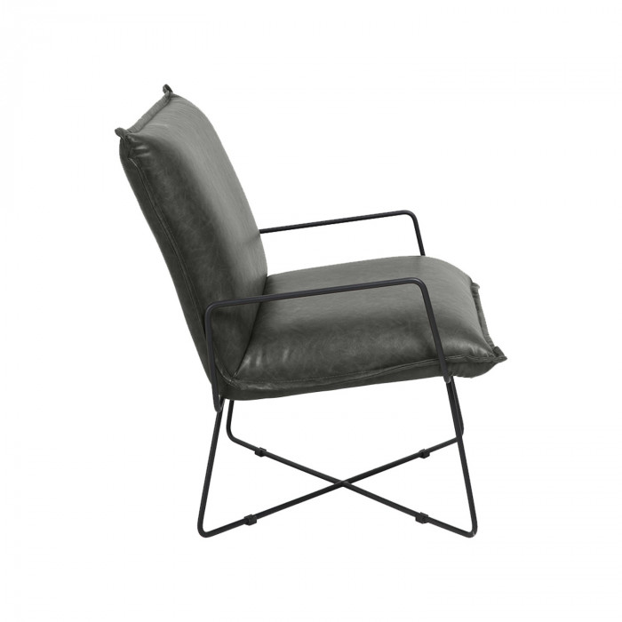 SILLON SENIOR NEGRO/NEGRO 73X74X84CM THINIA HOME