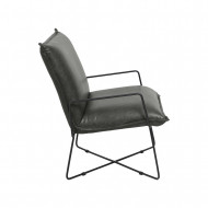 SILLON SENIOR NEGRO/NEGRO 73X74X84CM THINIA HOME