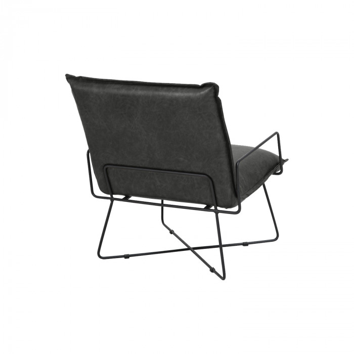 SILLON SENIOR NEGRO/NEGRO 73X74X84CM THINIA HOME
