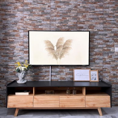 MUEBLE TV NATURAL/GRIS SERIE ICE 160X40X50CM THINIA HOME MUEBLE TV NATURAL/GRIS SERIE ICE 160X40X50CM THINIA HOME