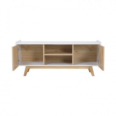 MUEBLE TV NATURAL/BLANCO SERIE ICE 120X40X50CM THINIA HOME