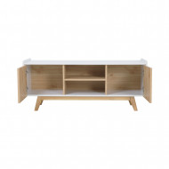 MUEBLE TV NATURAL/BLANCO SERIE ICE 120X40X50CM THINIA HOME