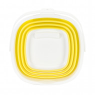 CUBO PLEGABLE CUADRADO AMARILLO 29,5X29,5X23,5CM 7HOUSE
