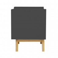 MESITA DE NOCHE NATURAL/GRIS SERIE ICE 45X40X50CM THINIA HOME