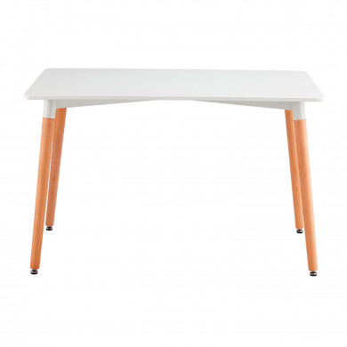 MESA MADERA BLANCA/MADERA 74*120*80CM THINIA HOME MESA MADERA BLANCA/MADERA 74*120*80CM THINIA HOME