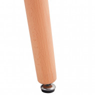 MESA MADERA BLANCA/MADERA 74*120*80CM THINIA HOME