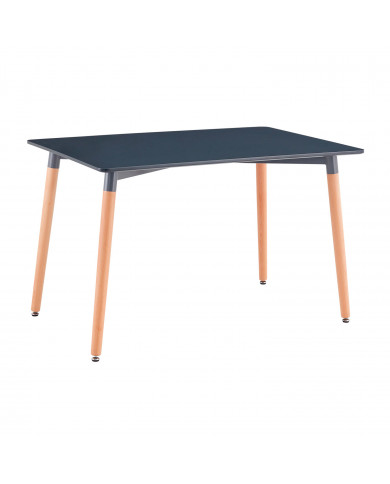 MESA MADERA GRIS PLOMO/MADERA 74*120*80CM THINIA HOME