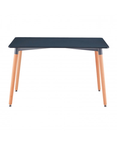 MESA MADERA GRIS PLOMO/MADERA 74*120*80CM THINIA HOME