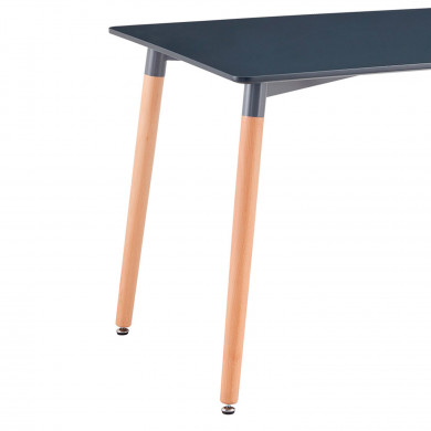 MESA MADERA GRIS PLOMO/MADERA 74*120*80CM THINIA HOME MESA MADERA GRIS PLOMO/MADERA 74*120*80CM THINIA HOME