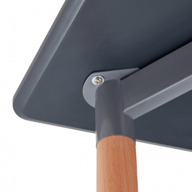 MESA MADERA GRIS PLOMO/MADERA 74*120*80CM THINIA HOME MESA MADERA GRIS PLOMO/MADERA 74*120*80CM THINIA HOME