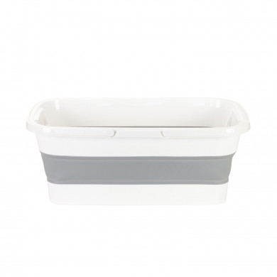 CESTA PLEGABLE GRIS/BLANCA 47,5x27,5x18,5cm 7HOUSE CESTA PLEGABLE GRIS/BLANCA 47,5x27,5x18,5cm 7HOUSE