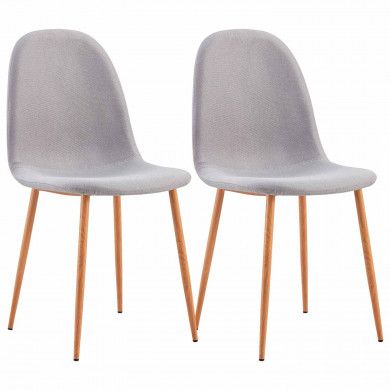 PACK 2 SILLAS COMEDOR LINO GRIS CLARO 90*51*44CM THINIA HOME PACK 2 SILLAS COMEDOR LINO GRIS CLARO 90*51*44CM THINIA HOME