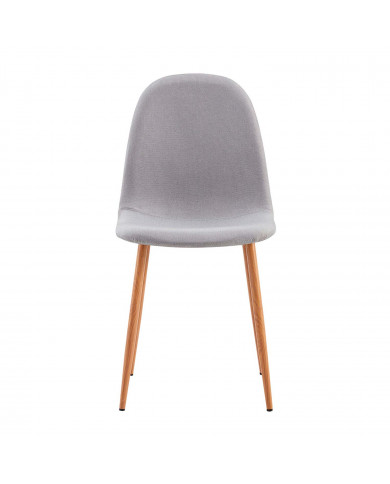 PACK 2 SILLAS COMEDOR LINO GRIS CLARO 90*51*44CM THINIA HOME