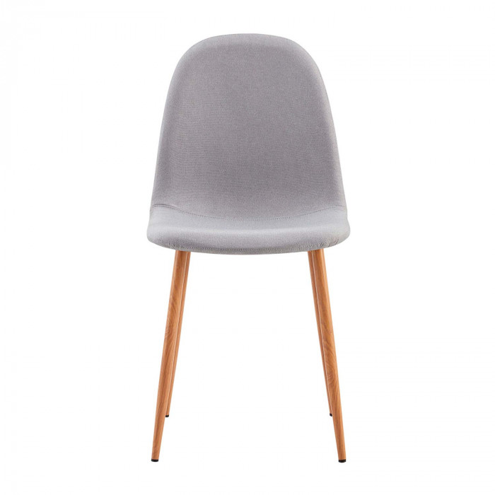 PACK 2 SILLAS COMEDOR LINO GRIS CLARO 90*51*44CM THINIA HOME