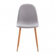 PACK 2 SILLAS COMEDOR LINO GRIS CLARO 90*51*44CM THINIA HOME