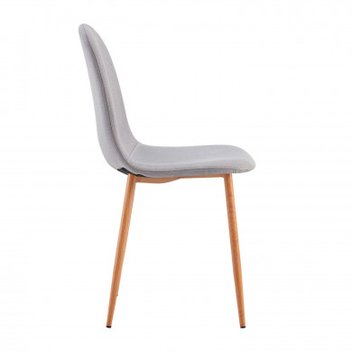 PACK 2 SILLAS COMEDOR LINO GRIS CLARO 90*51*44CM THINIA HOME PACK 2 SILLAS COMEDOR LINO GRIS CLARO 90*51*44CM THINIA HOME