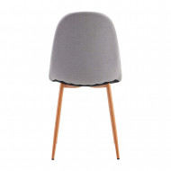 PACK 2 SILLAS COMEDOR LINO GRIS CLARO 90*51*44CM THINIA HOME