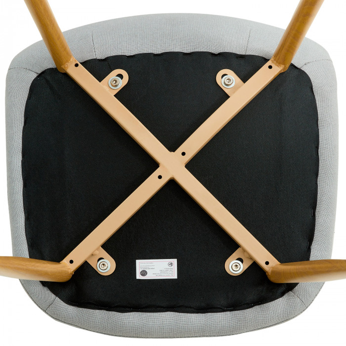 PACK 2 SILLAS COMEDOR LINO GRIS CLARO 90*51*44CM THINIA HOME